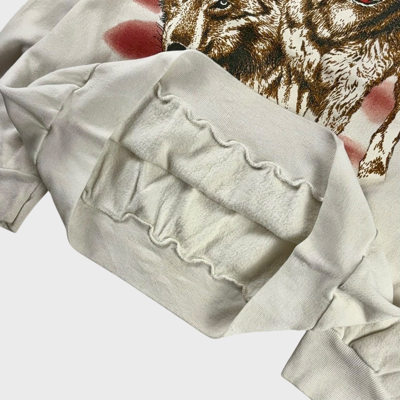 Vintage FREEZE 90s Sweatshirt White Size XL Size US XL / EU 56 / 4 - 4 Thumbnail