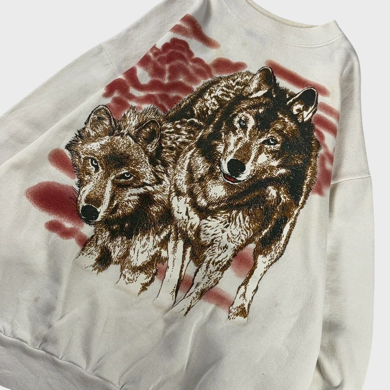 Vintage FREEZE 90s Sweatshirt White Size XL Size US XL / EU 56 / 4 - 5 Thumbnail