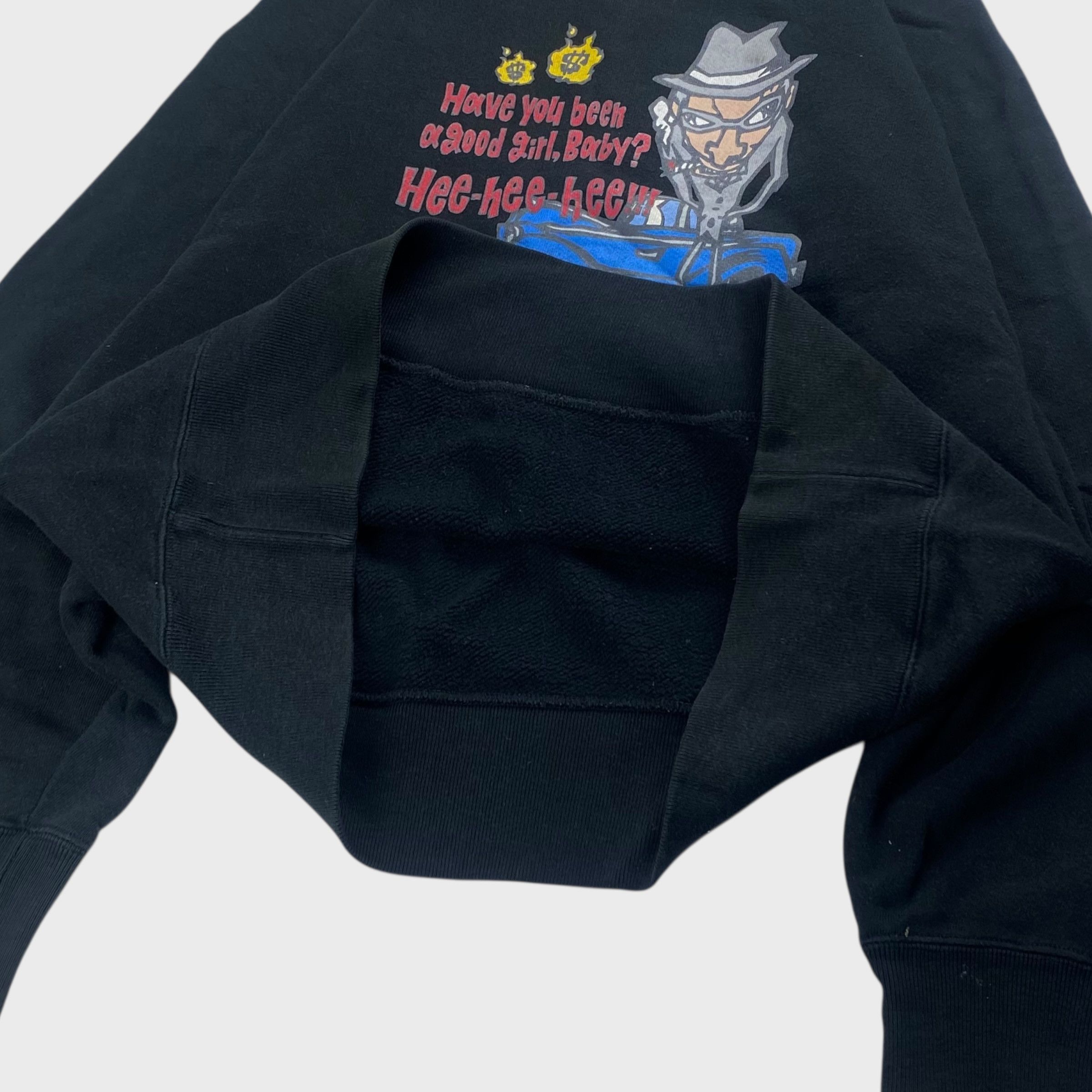 Vintage mischievous Sweatshirt Black Size S Size US S / EU 44-46 / 1 - 4 Thumbnail