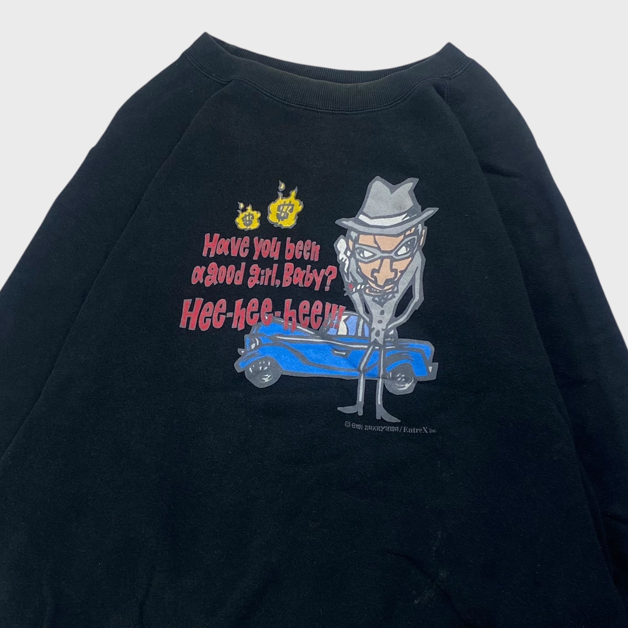 Vintage mischievous Sweatshirt Black Size S Size US S / EU 44-46 / 1 - 5 Thumbnail
