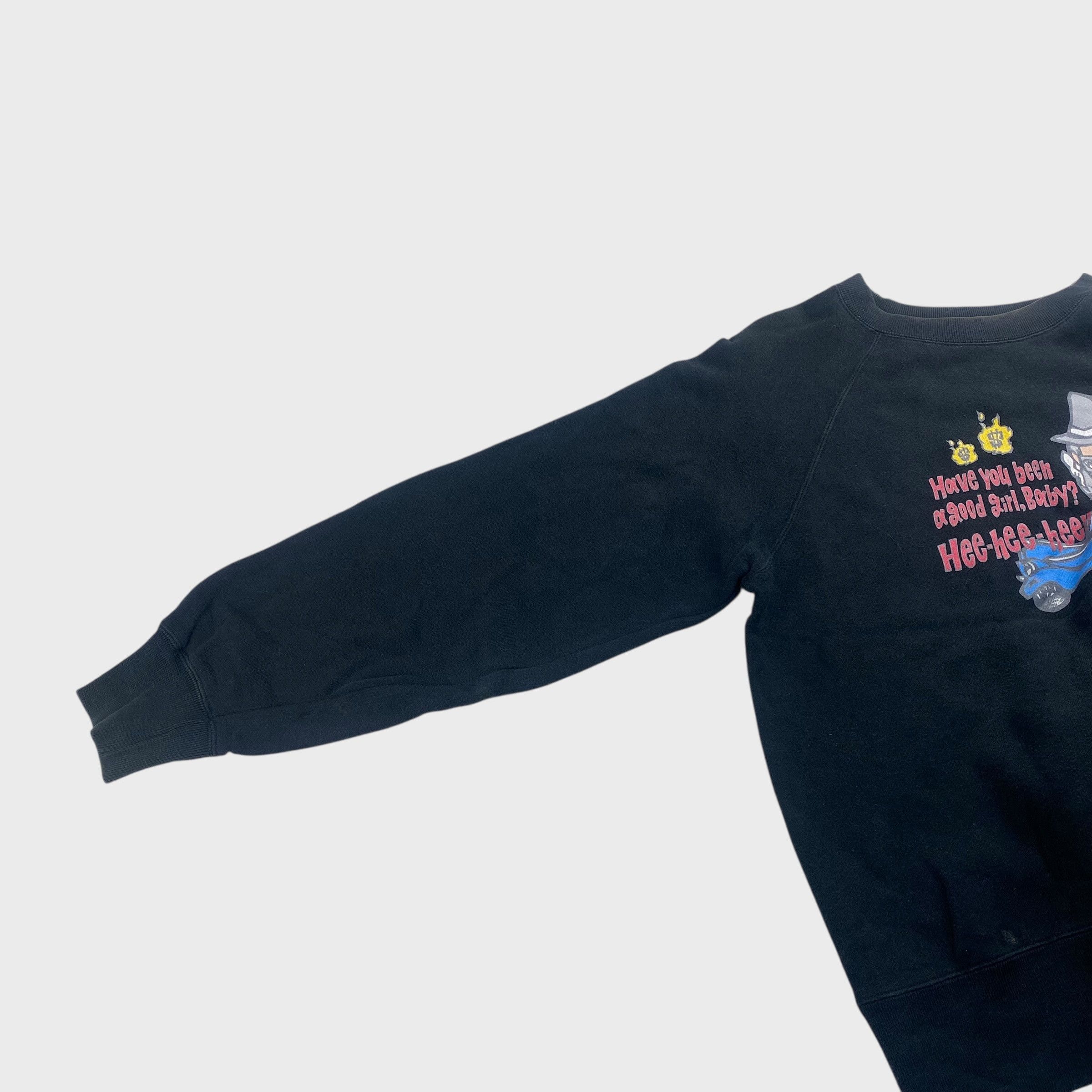 Vintage mischievous Sweatshirt Black Size S Size US S / EU 44-46 / 1 - 3 Thumbnail