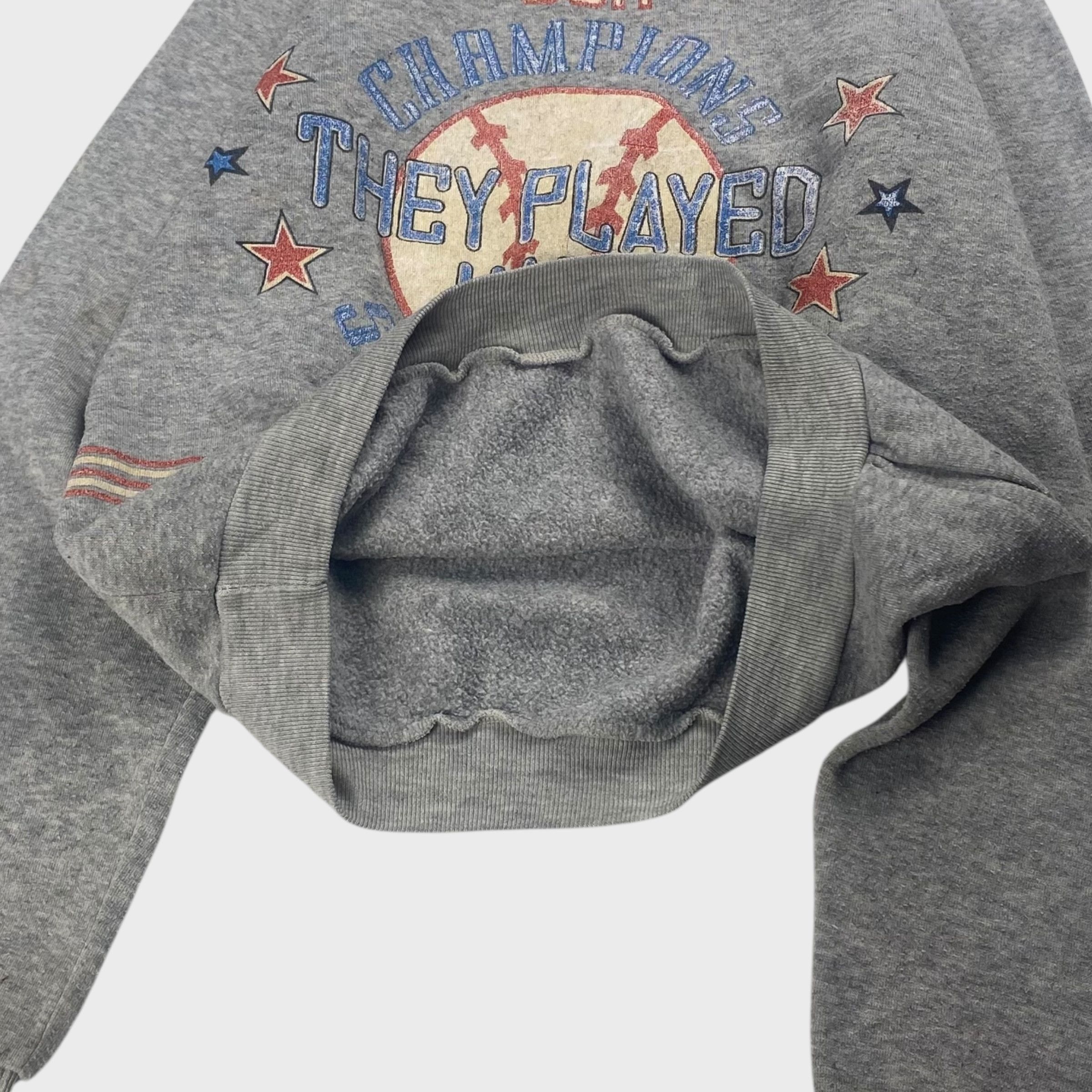 Vintage unknown 90s Sweatshirt Gray Size S Size US S / EU 44-46 / 1 - 4 Thumbnail