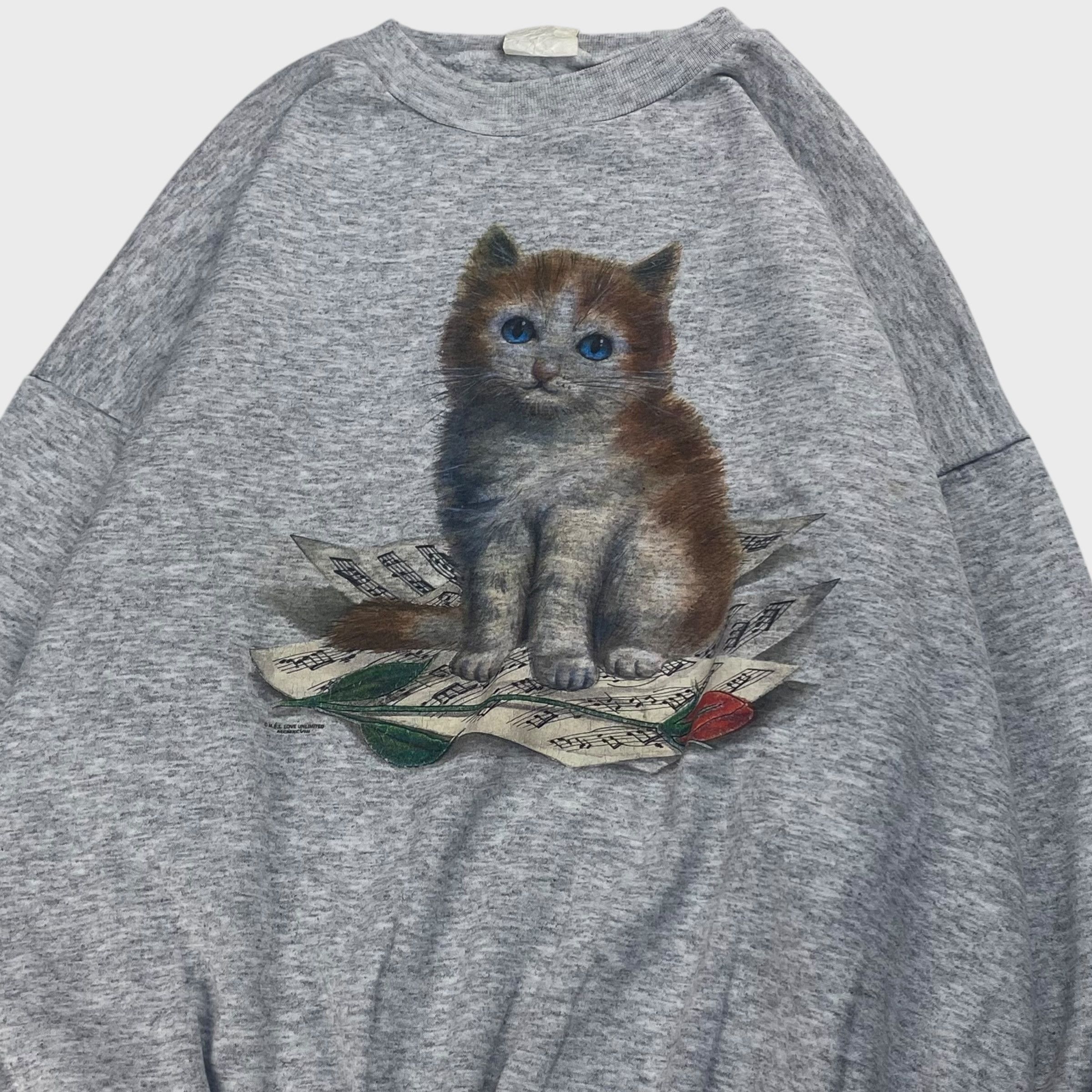Vintage unknown 90s Sweatshirt Gray Size M Size US M / EU 48-50 / 2 - 5 Thumbnail