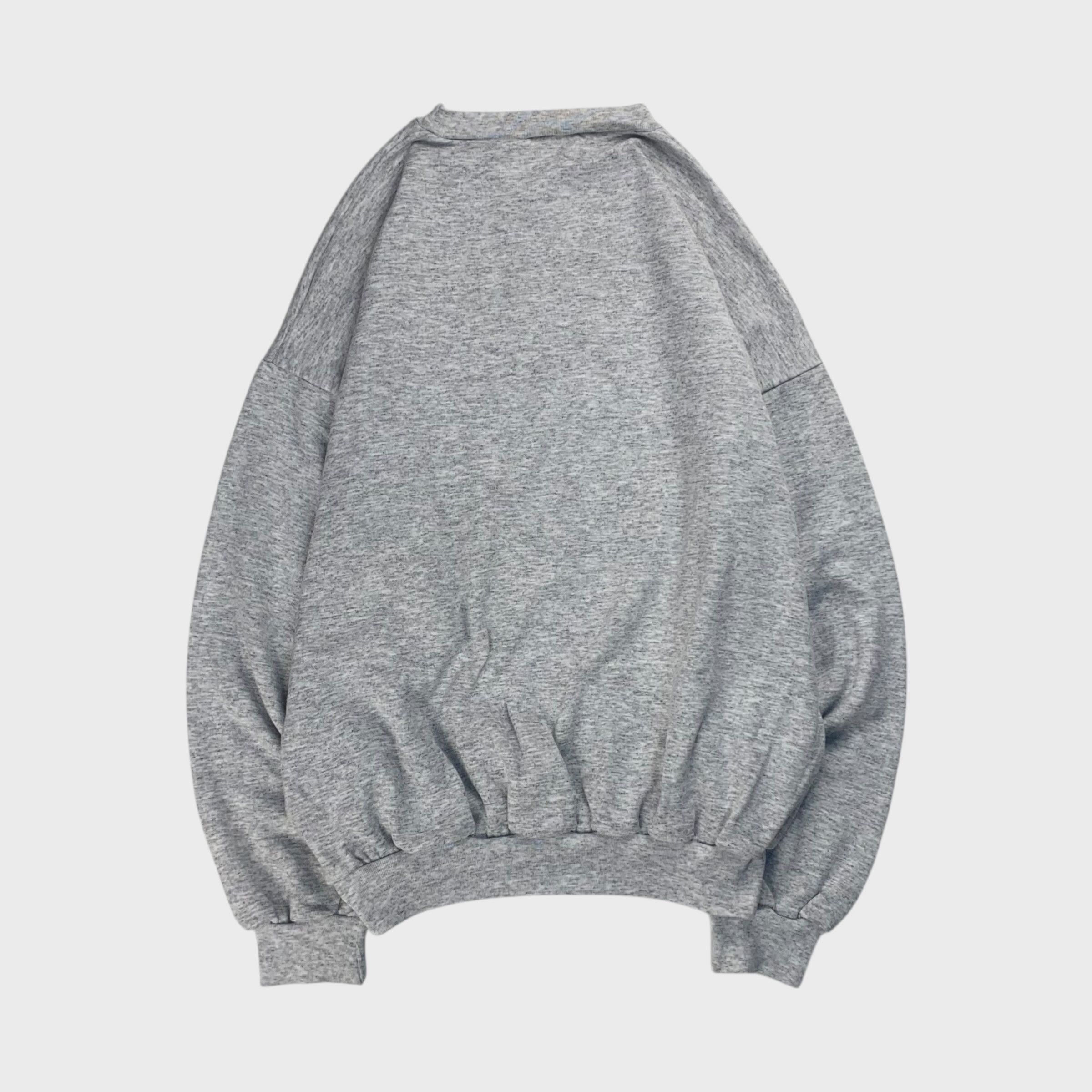 Vintage unknown 90s Sweatshirt Gray Size M Size US M / EU 48-50 / 2 - 2 Thumbnail