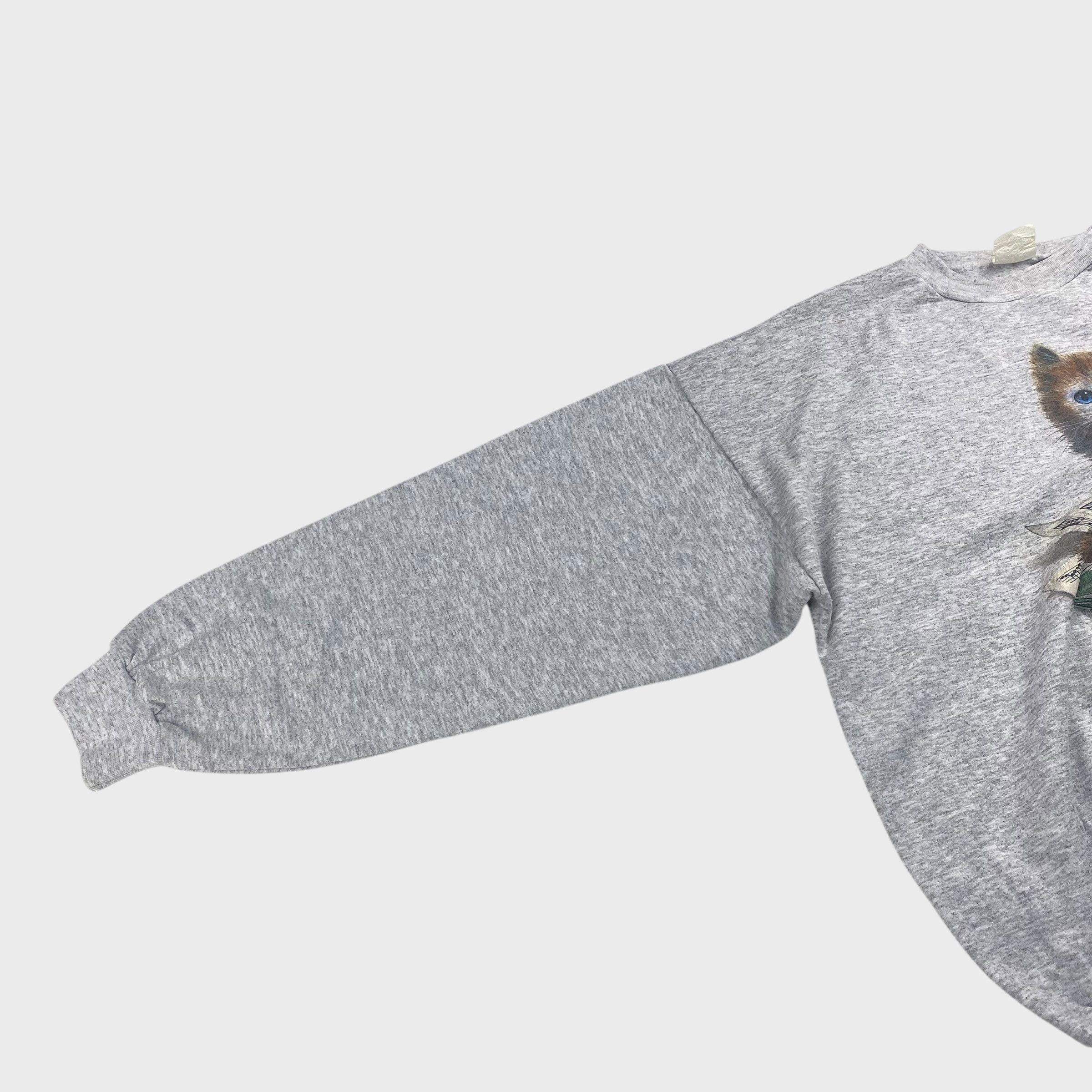 Vintage unknown 90s Sweatshirt Gray Size M Size US M / EU 48-50 / 2 - 3 Thumbnail