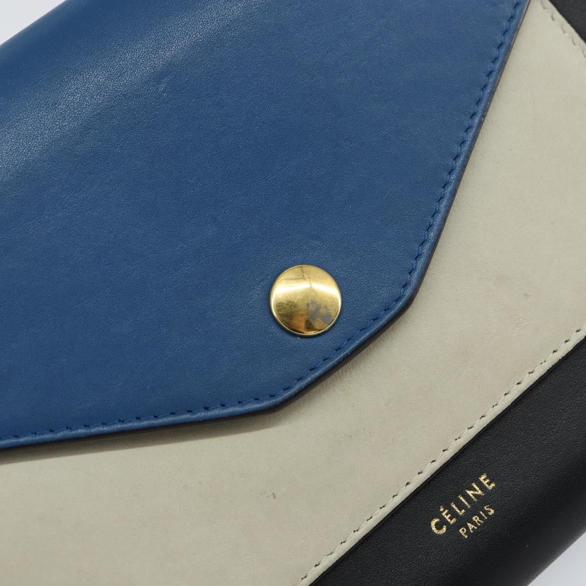 Celine Celine Pocket Envelope Wallet on Chain Leather Size ONE SIZE - 13 Thumbnail