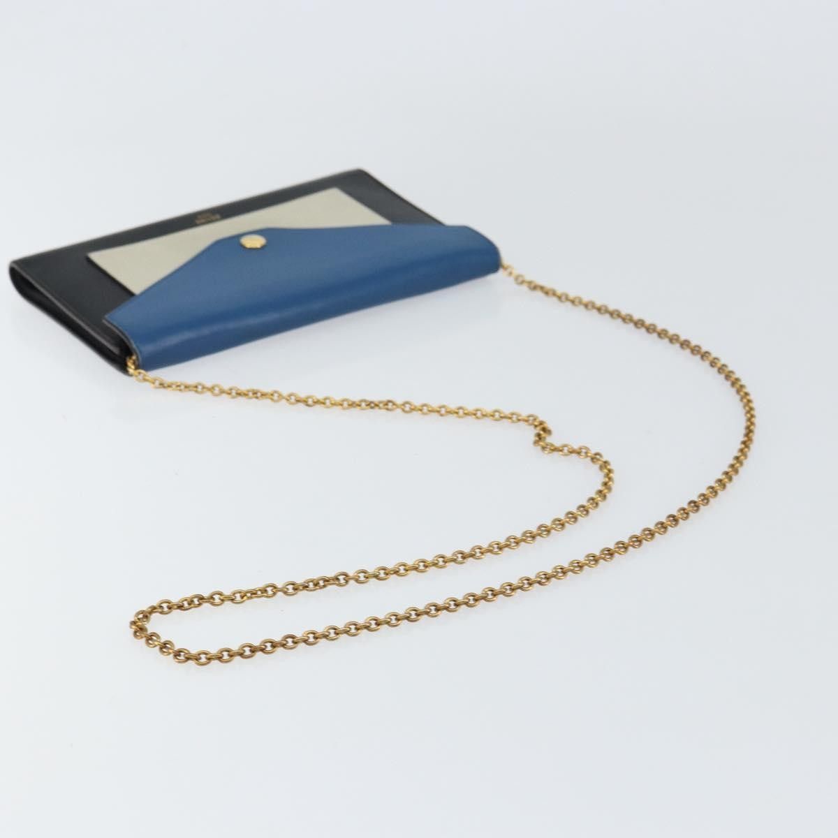 Celine Celine Pocket Envelope Wallet on Chain Leather Size ONE SIZE - 8 Thumbnail