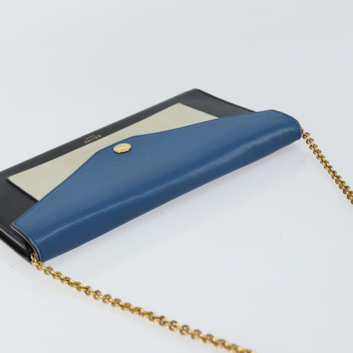 Celine Celine Pocket Envelope Wallet on Chain Leather Size ONE SIZE - 15 Thumbnail