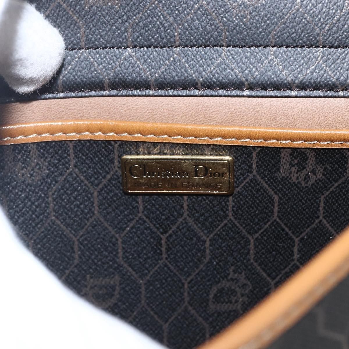 Dior Christian Dior Vintage Honeycomb Canvas and Leather Size ONE SIZE - 6 Thumbnail