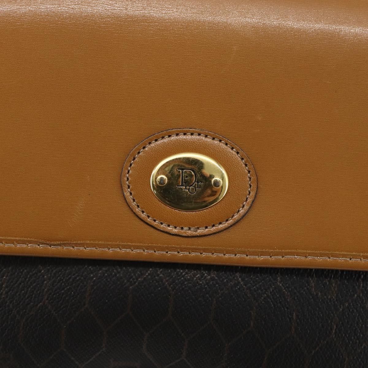 Dior Christian Dior Vintage Honeycomb Canvas and Leather Size ONE SIZE - 17 Thumbnail