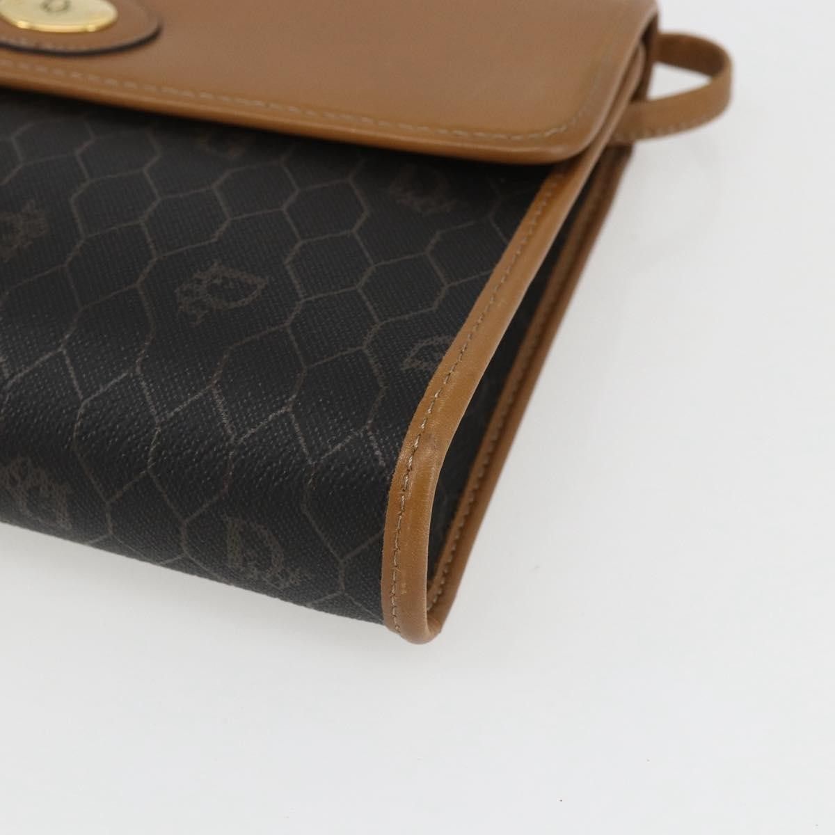 Dior Christian Dior Vintage Honeycomb Canvas and Leather Size ONE SIZE - 9 Thumbnail