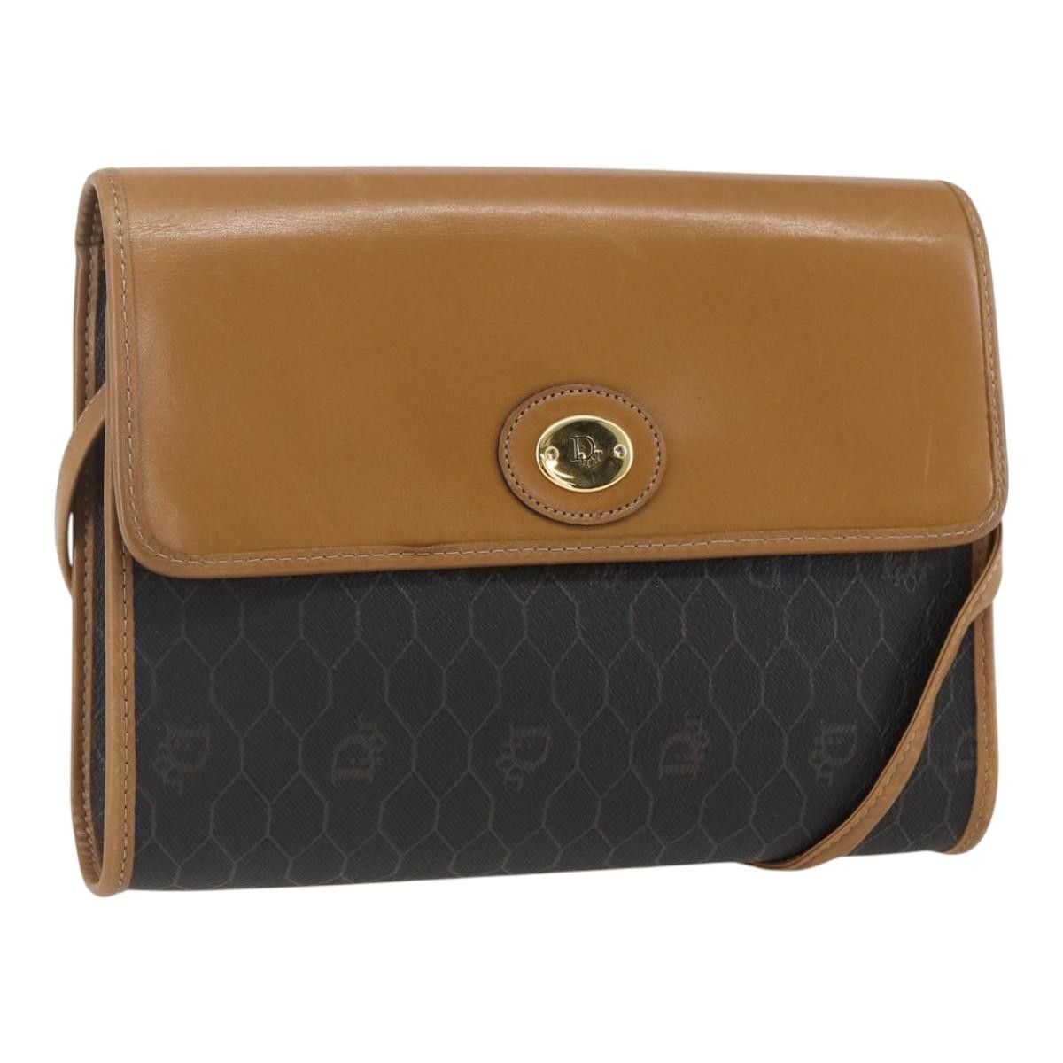 Dior Christian Dior Vintage Honeycomb Canvas and Leather Size ONE SIZE - 16 Thumbnail