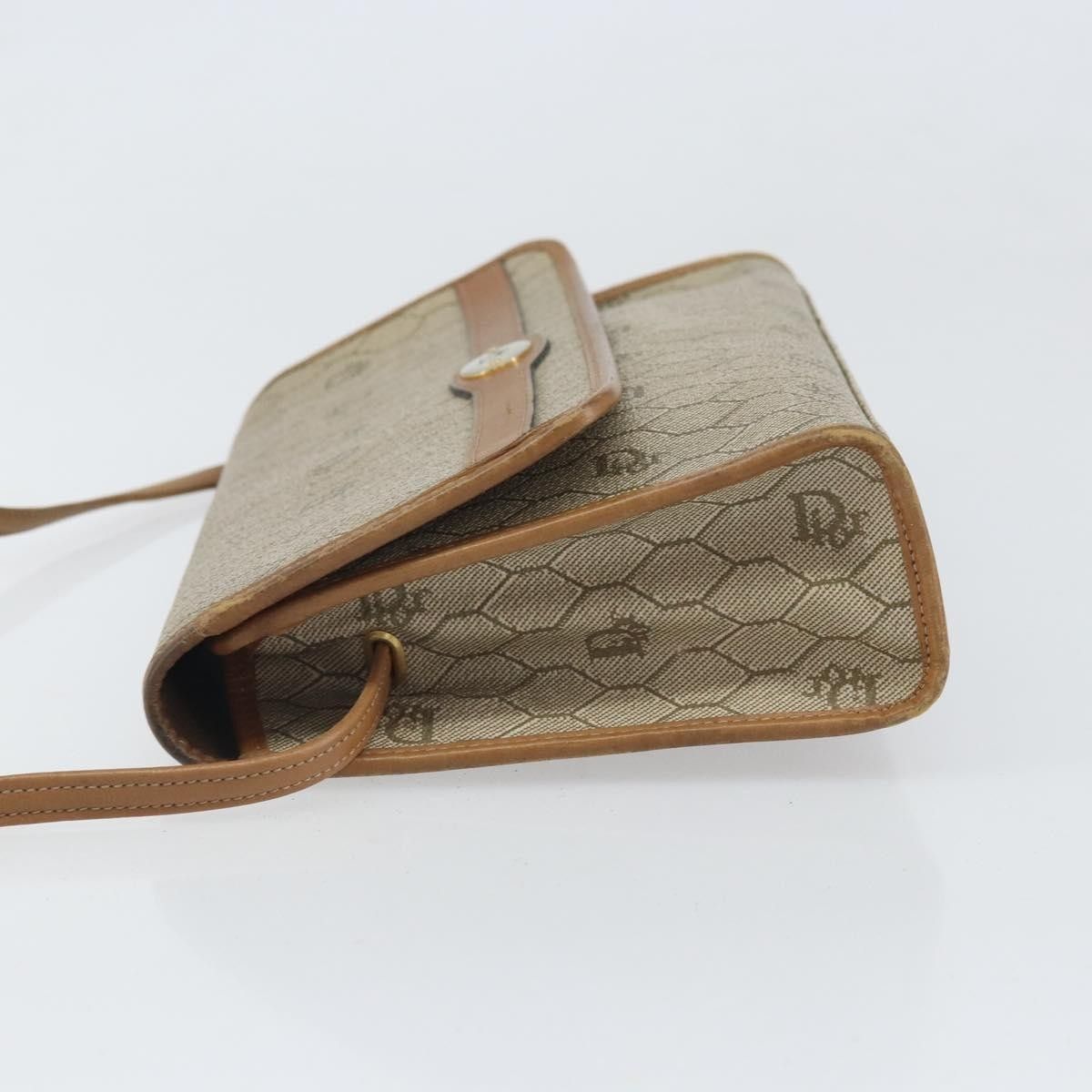Dior Christian Dior Vintage Honeycomb Canvas and Leather Size ONE SIZE - 4 Thumbnail