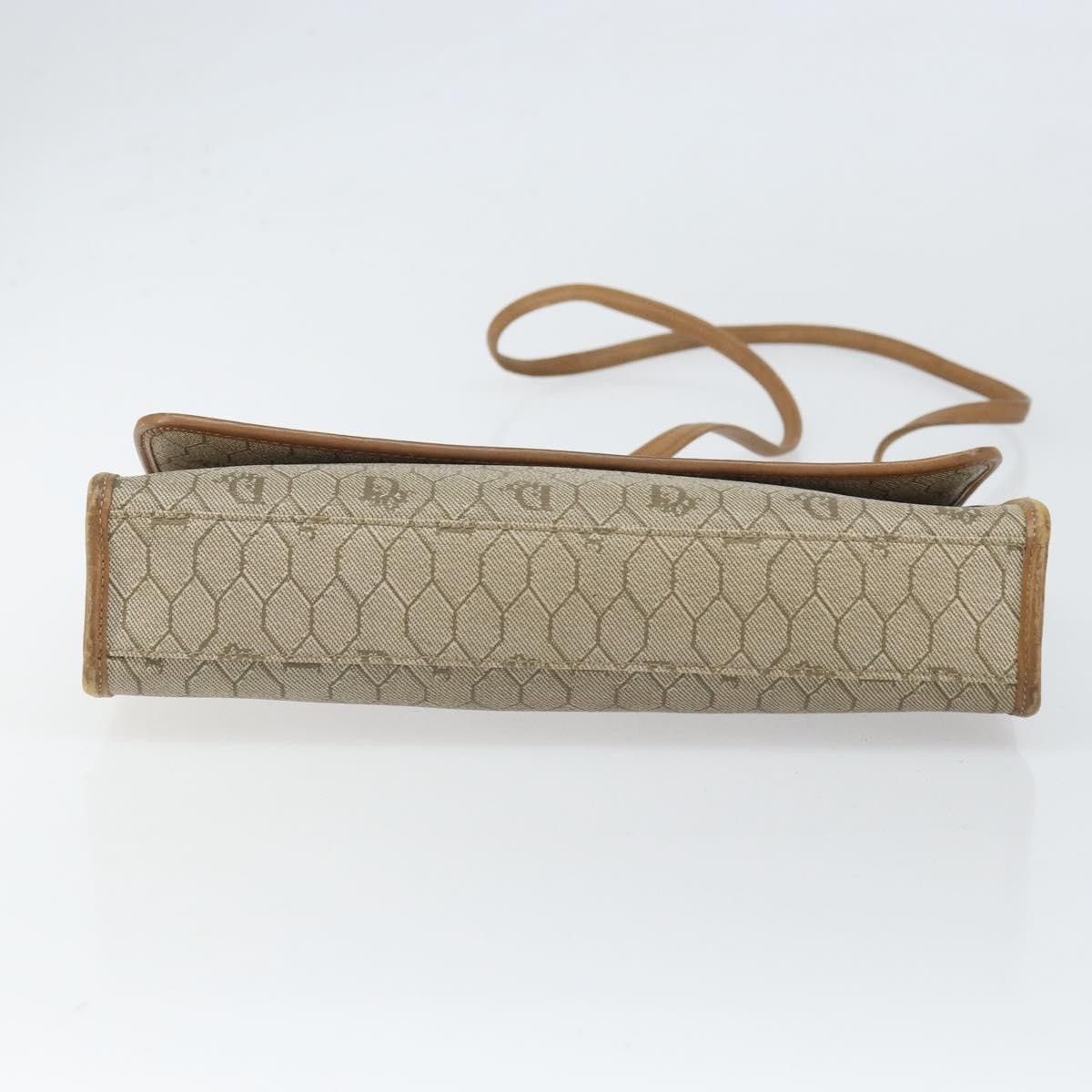 Dior Christian Dior Vintage Honeycomb Canvas and Leather Size ONE SIZE - 14 Thumbnail