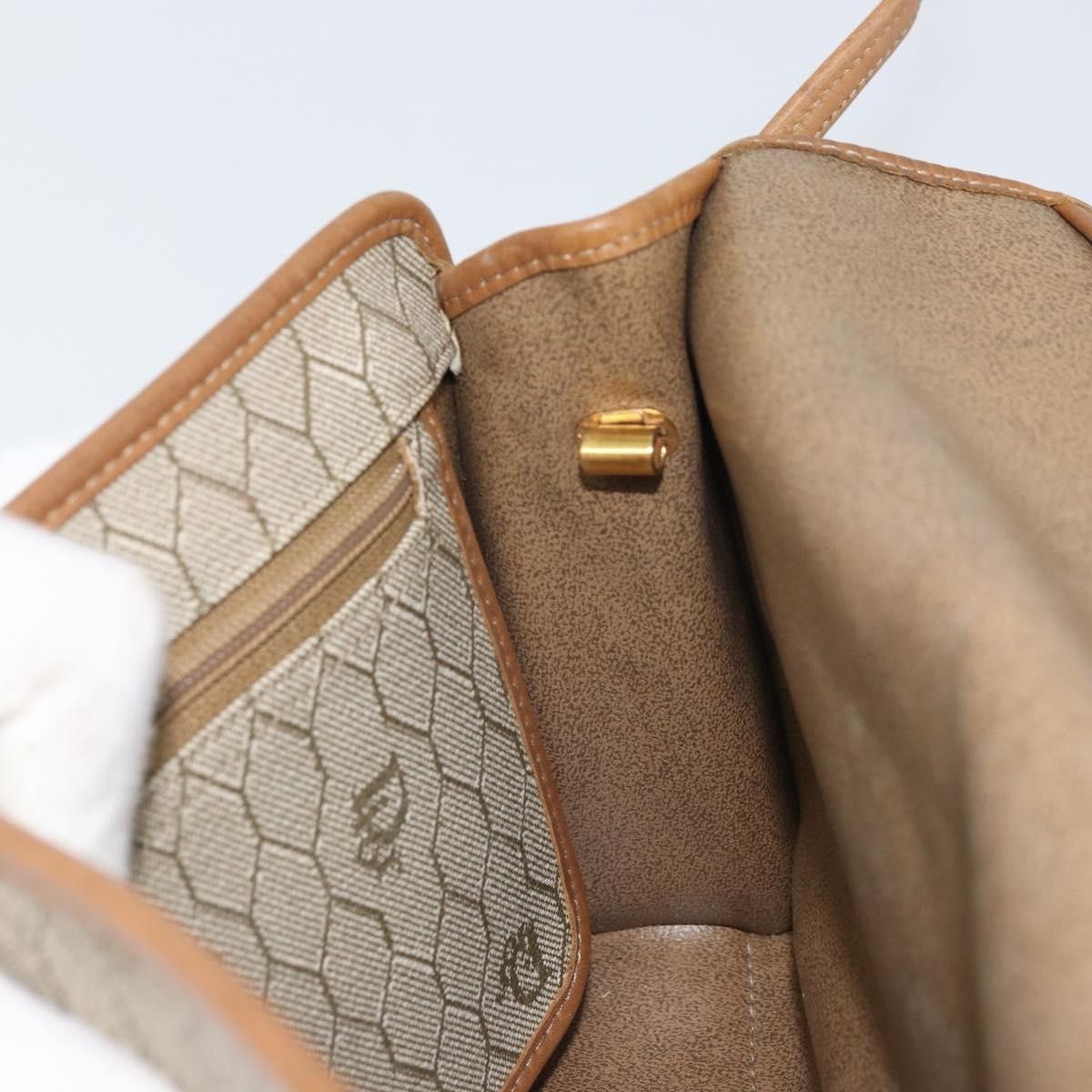 Dior Christian Dior Vintage Honeycomb Canvas and Leather Size ONE SIZE - 21 Thumbnail