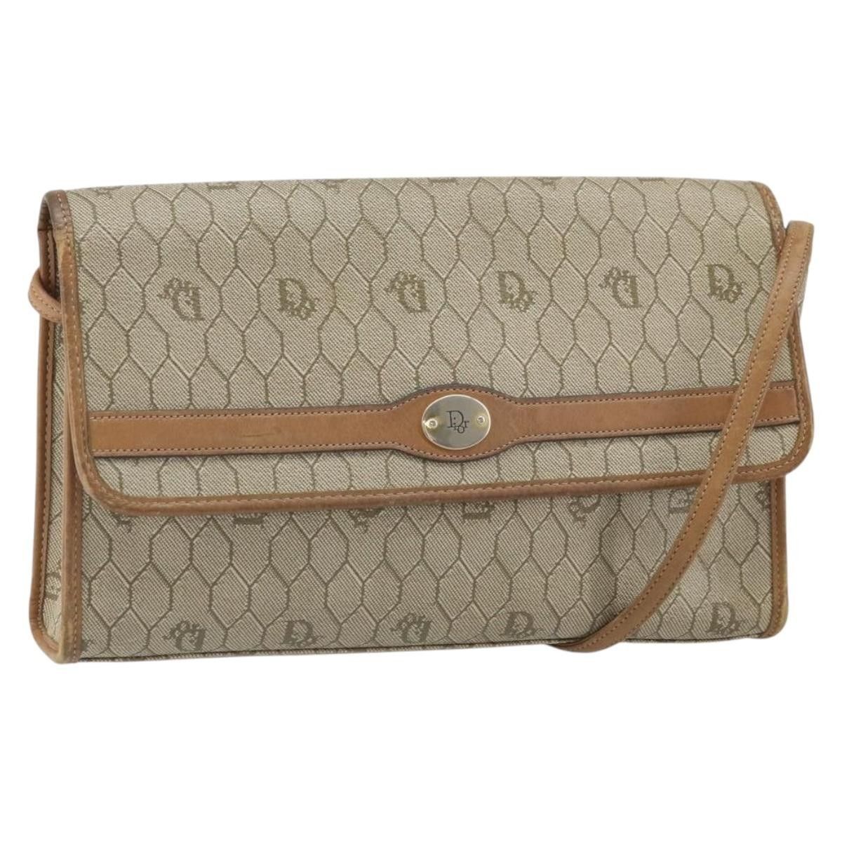Dior Christian Dior Vintage Honeycomb Canvas and Leather Size ONE SIZE - 19 Thumbnail