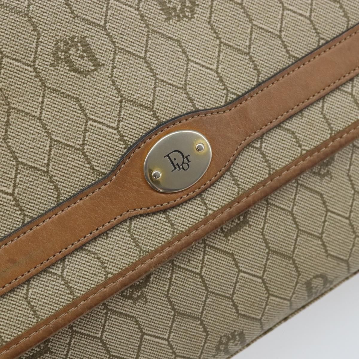 Dior Christian Dior Vintage Honeycomb Canvas and Leather Size ONE SIZE - 12 Thumbnail