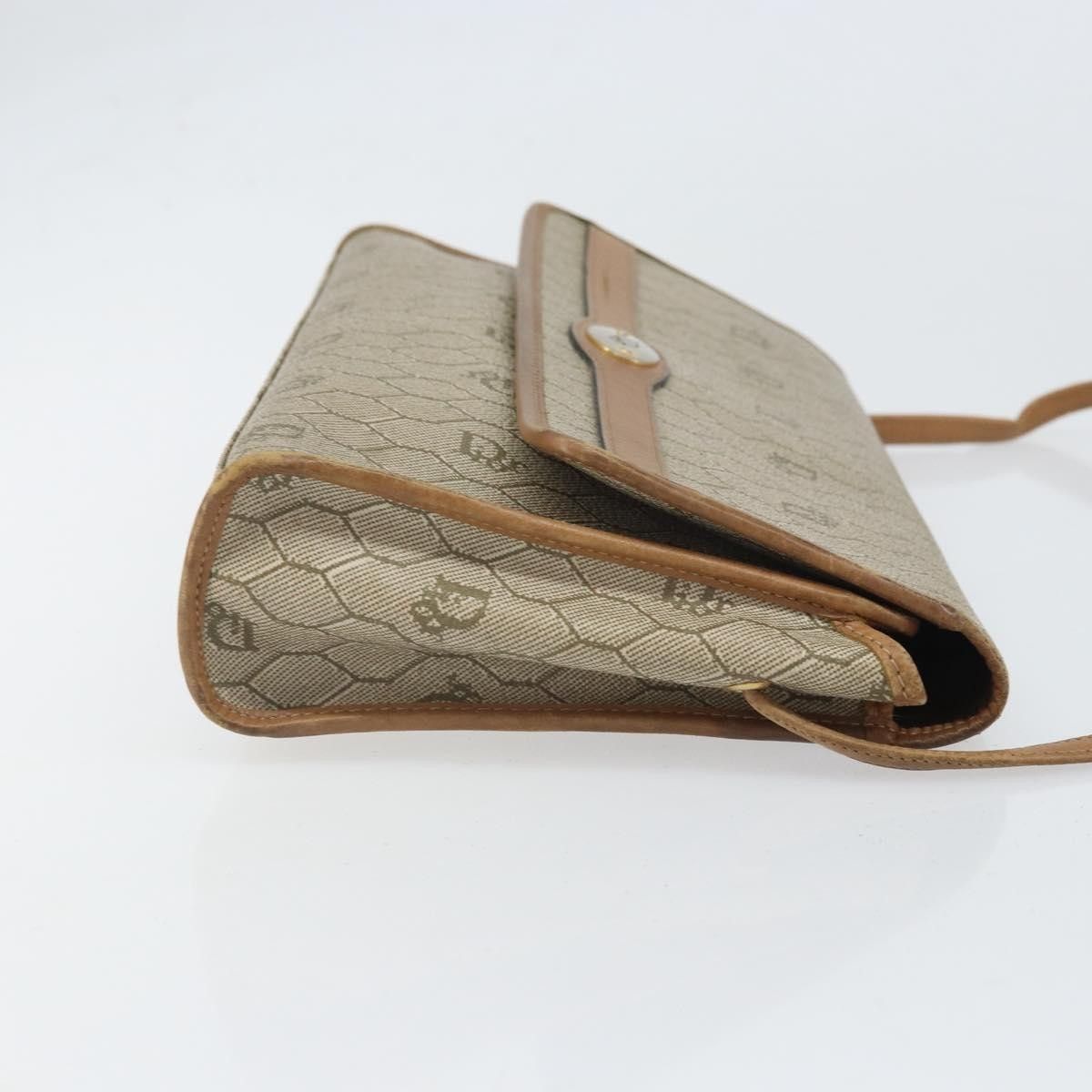Dior Christian Dior Vintage Honeycomb Canvas and Leather Size ONE SIZE - 3 Thumbnail