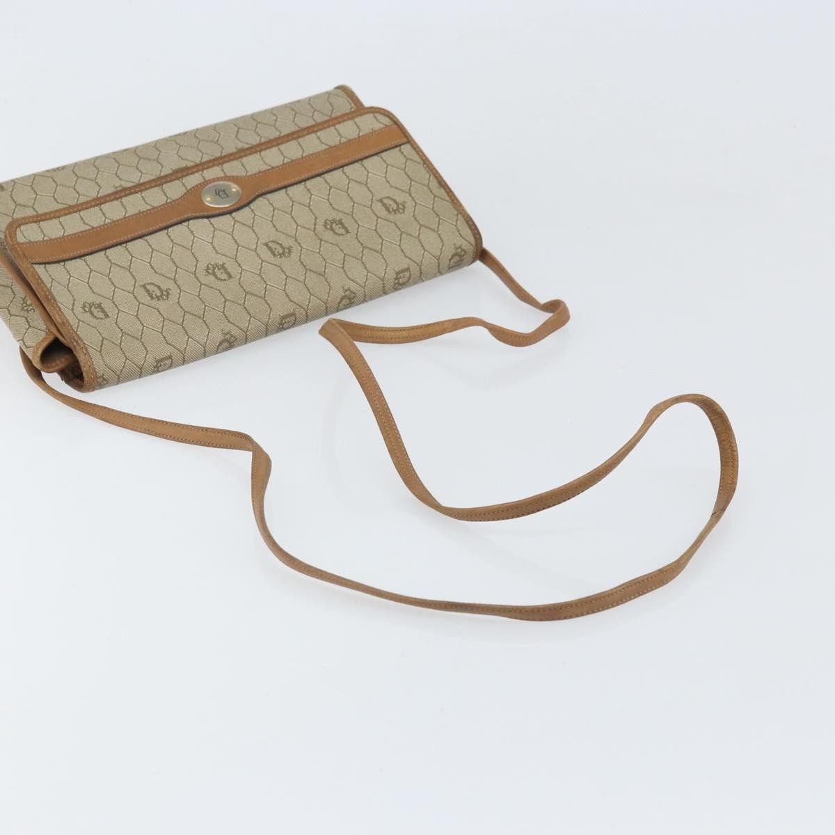 Dior Christian Dior Vintage Honeycomb Canvas and Leather Size ONE SIZE - 7 Thumbnail