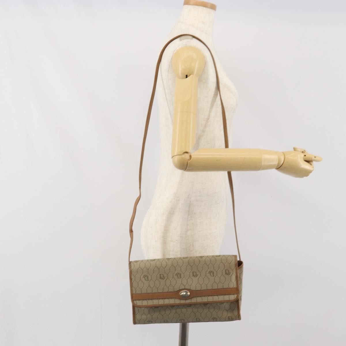 Dior Christian Dior Vintage Honeycomb Canvas and Leather Size ONE SIZE - 13 Thumbnail