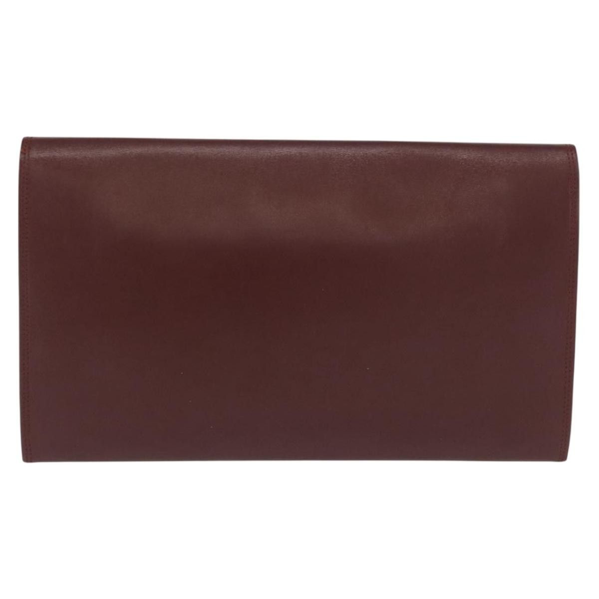 Cartier cartier Must de Cartier Clutch bag Leather Size ONE SIZE - 2 Thumbnail