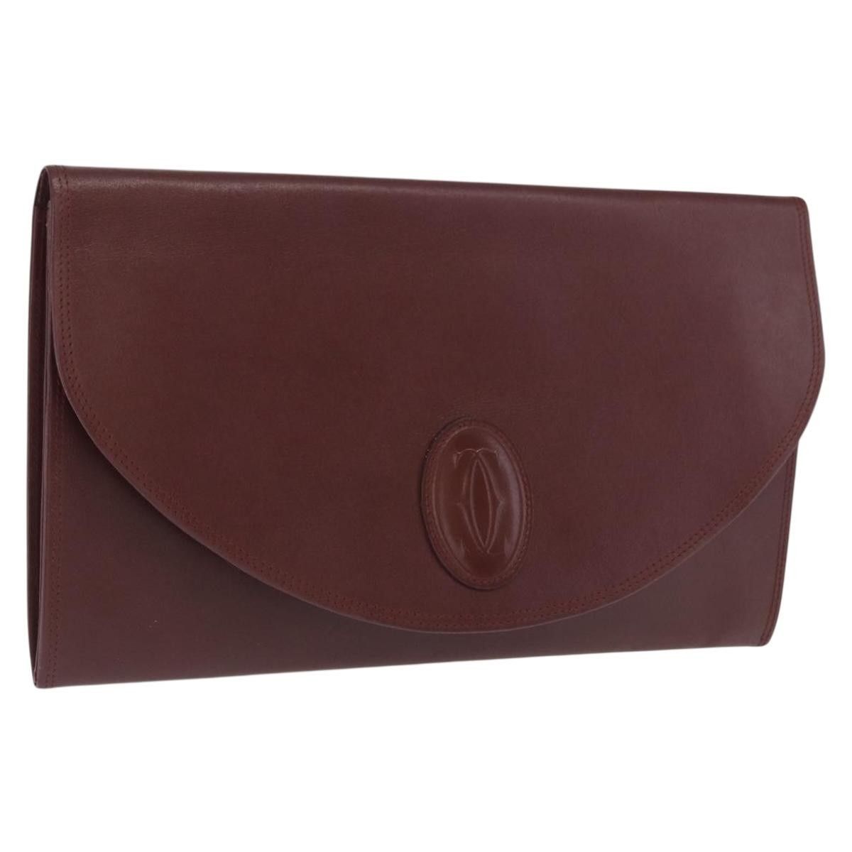 Cartier cartier Must de Cartier Clutch bag Leather Size ONE SIZE - 12 Thumbnail