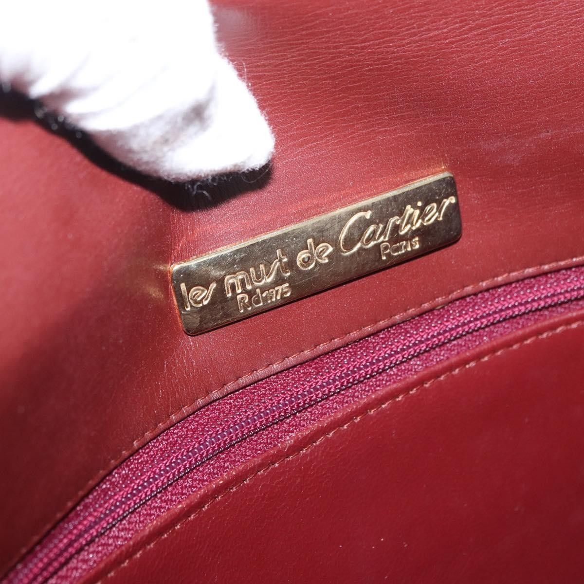 Cartier cartier Must de Cartier Clutch bag Leather Size ONE SIZE - 6 Thumbnail