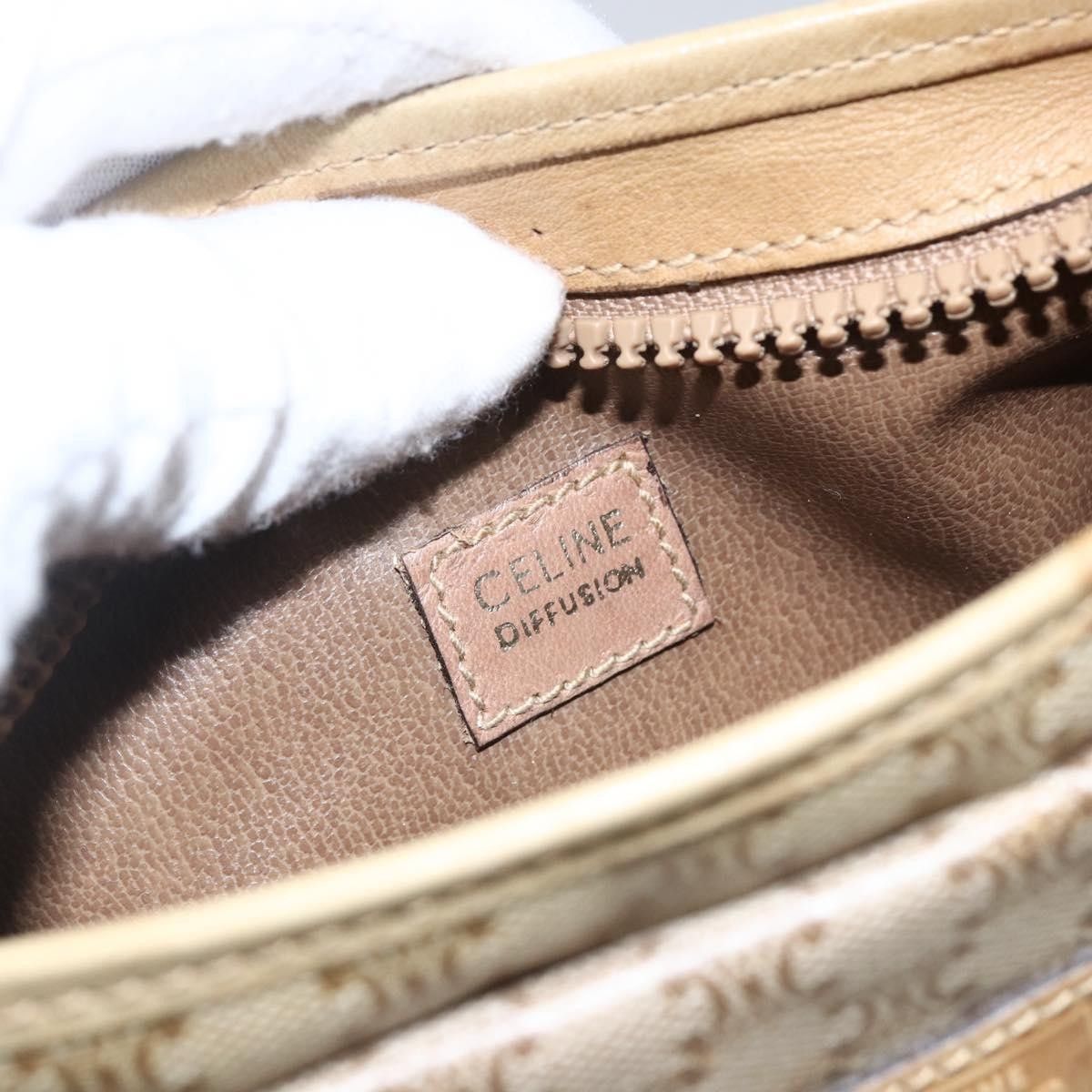Celine Celine Vintage Macadam Shoulder Bag Canvas Size ONE SIZE - 6 Thumbnail