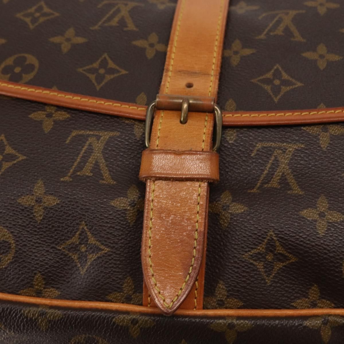 Louis Vuitton Louis Vuitton Saumur Handbag Monogram Canvas Size ONE SIZE - 13 Thumbnail