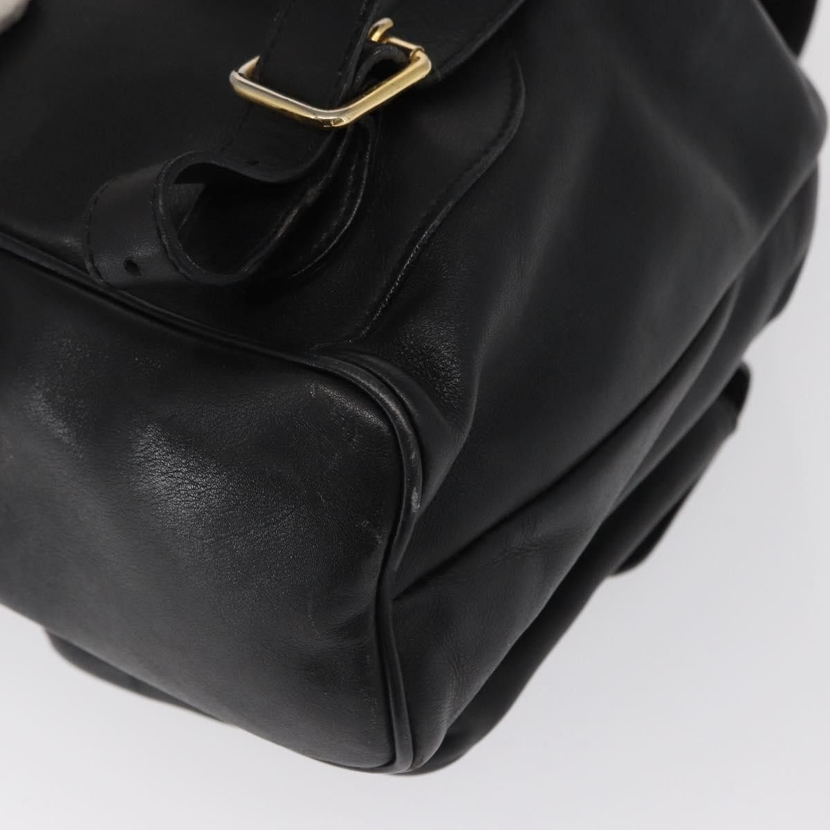 Gucci Gucci Vintage Bamboo Backpack Leather Size ONE SIZE - 11 Thumbnail