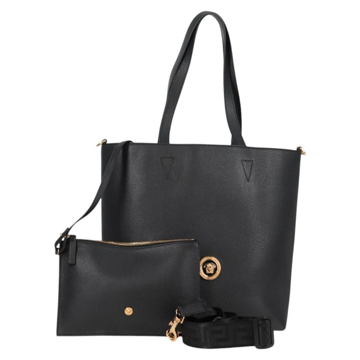 Versace Versace Medusa Tote Leather Size ONE SIZE - 13 Thumbnail