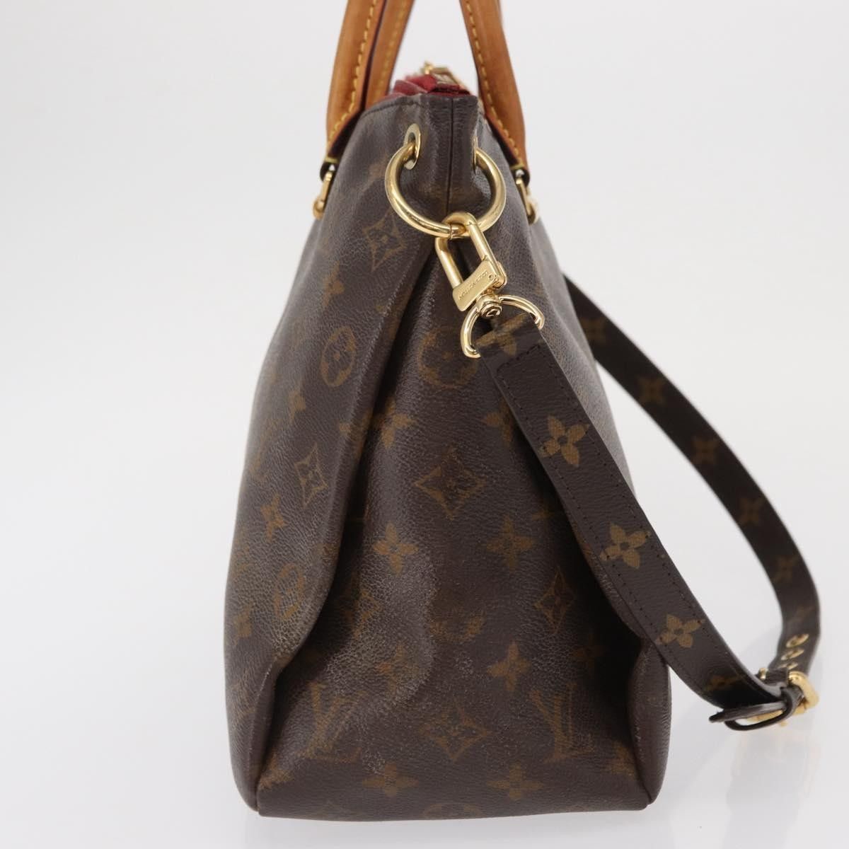 Louis Vuitton Louis Vuitton Pallas Tote Monogram Canvas with Leather Size ONE SIZE - 4 Thumbnail
