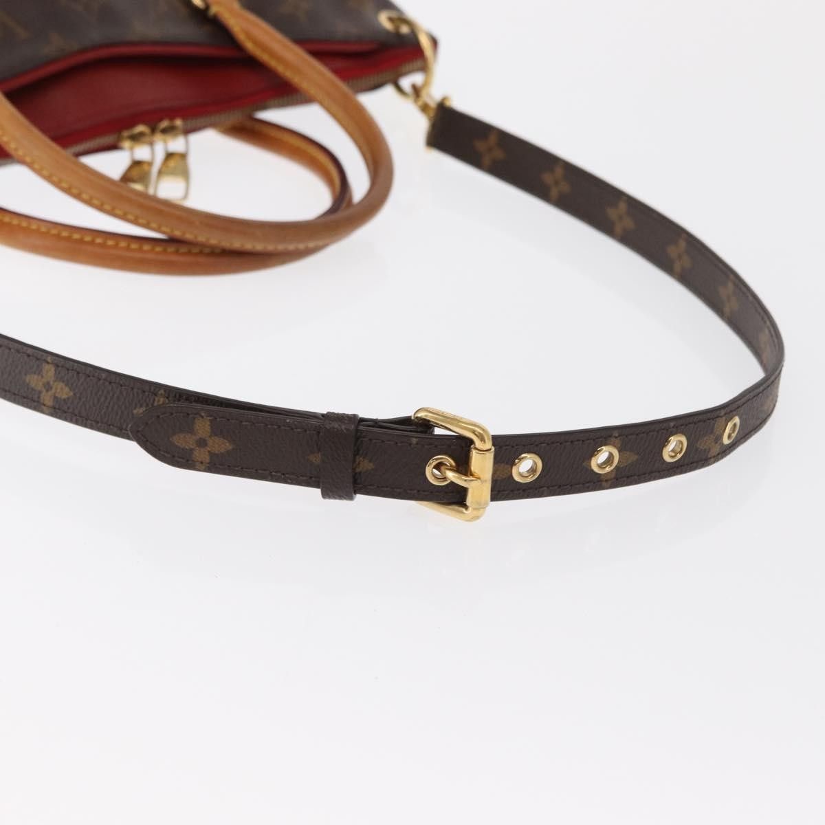 Louis Vuitton Louis Vuitton Pallas Tote Monogram Canvas with Leather Size ONE SIZE - 15 Thumbnail