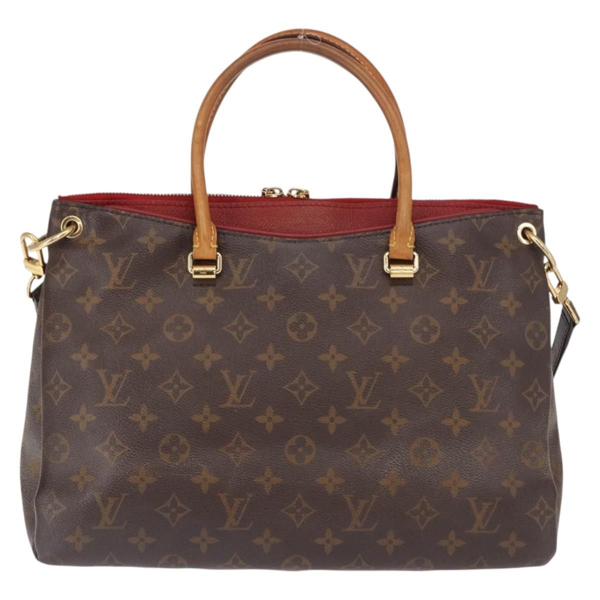 Louis Vuitton Louis Vuitton Pallas Tote Monogram Canvas with Leather Size ONE SIZE - 2 Thumbnail