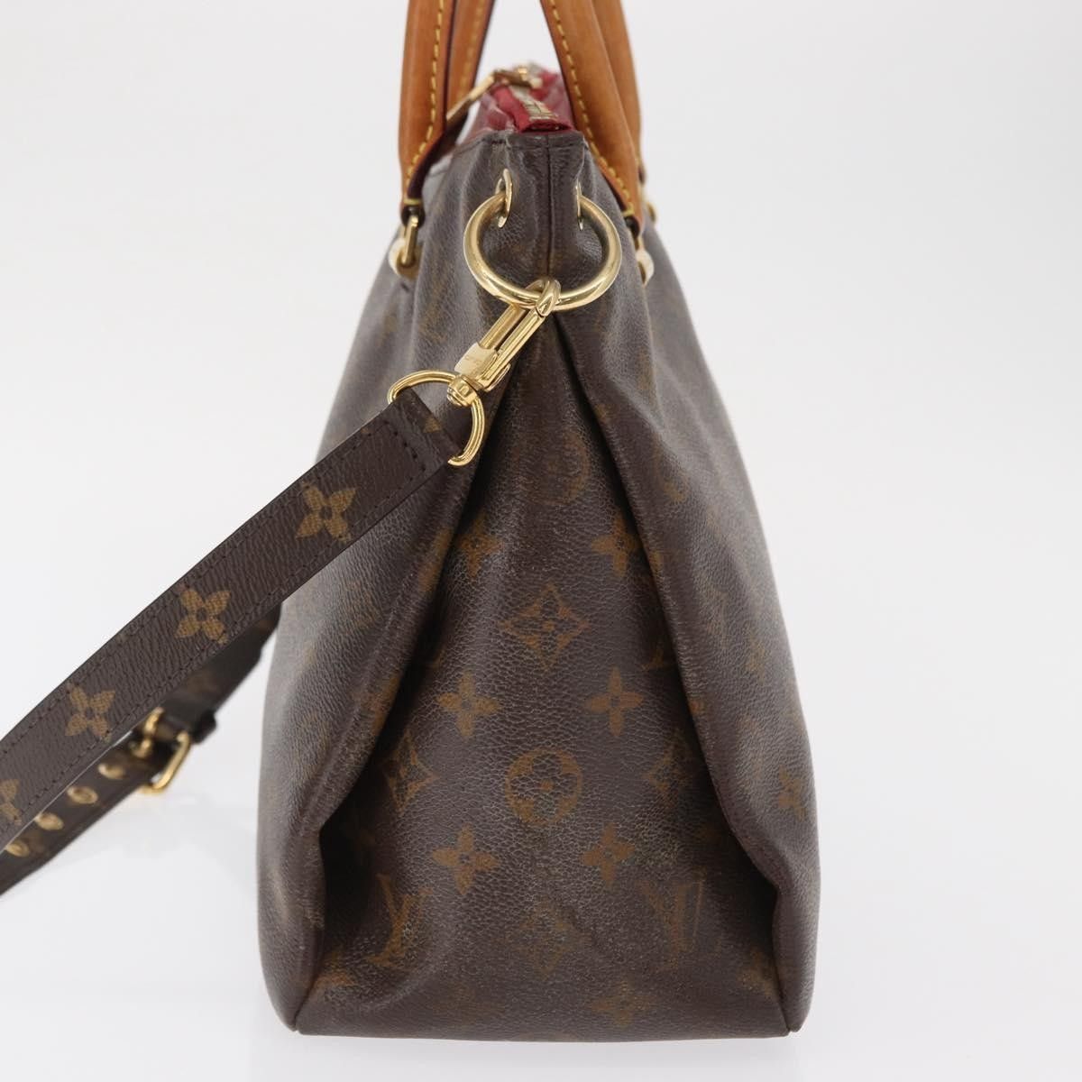 Louis Vuitton Louis Vuitton Pallas Tote Monogram Canvas with Leather Size ONE SIZE - 3 Thumbnail