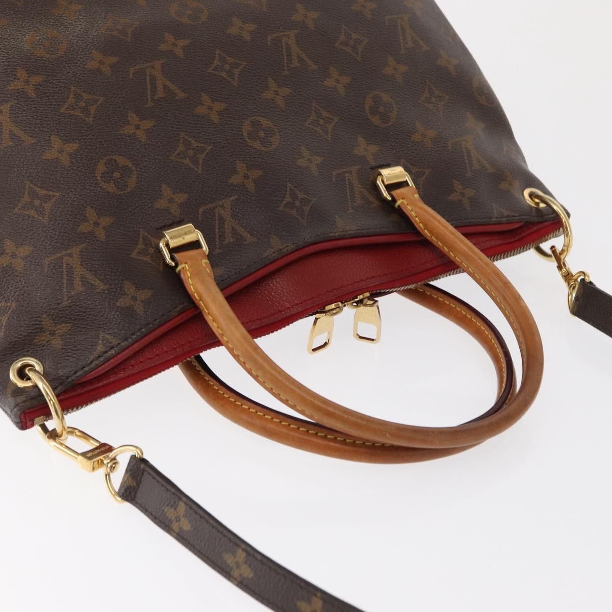 Louis Vuitton Louis Vuitton Pallas Tote Monogram Canvas with Leather Size ONE SIZE - 8 Thumbnail
