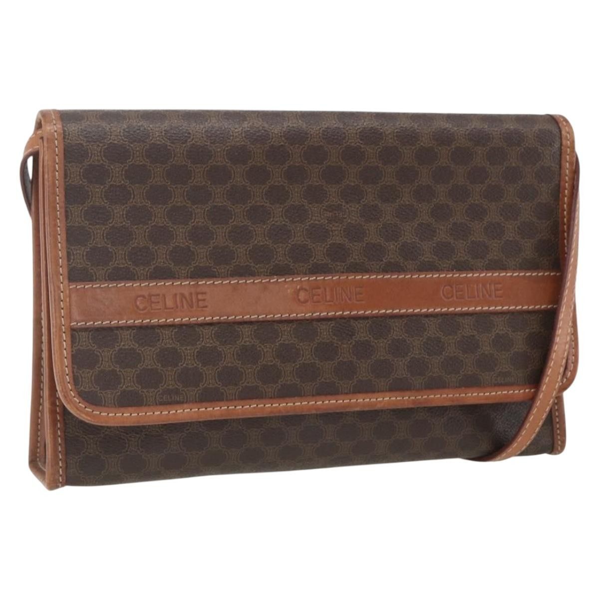 Celine Celine Vintage Macadam Canvas and Leather Size ONE SIZE - 17 Thumbnail