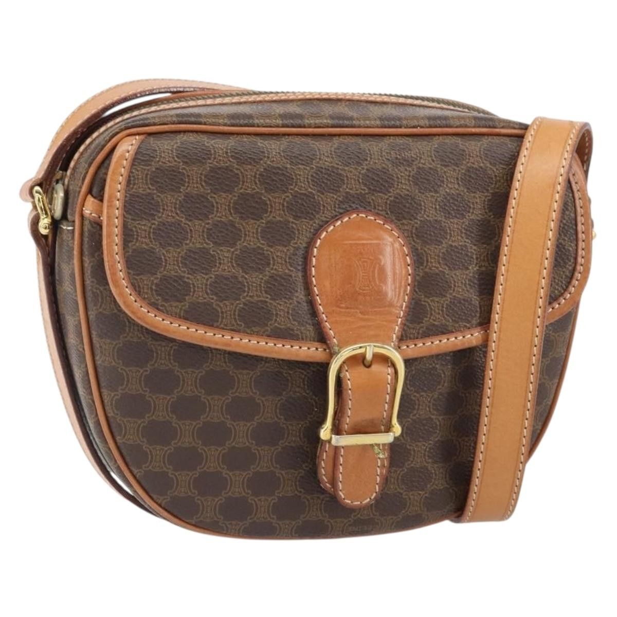 Celine Celine Vintage Macadam Canvas and Leather Size ONE SIZE - 19 Thumbnail