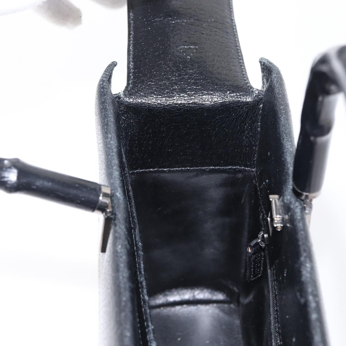 Gucci Gucci Vintage Bamboo Handle Leather Size ONE SIZE - 19 Thumbnail