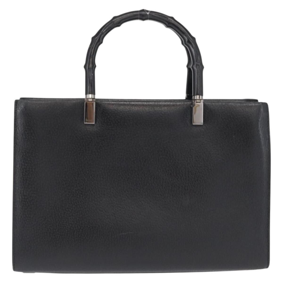 Gucci Gucci Vintage Bamboo Handle Leather Size ONE SIZE - 2 Thumbnail