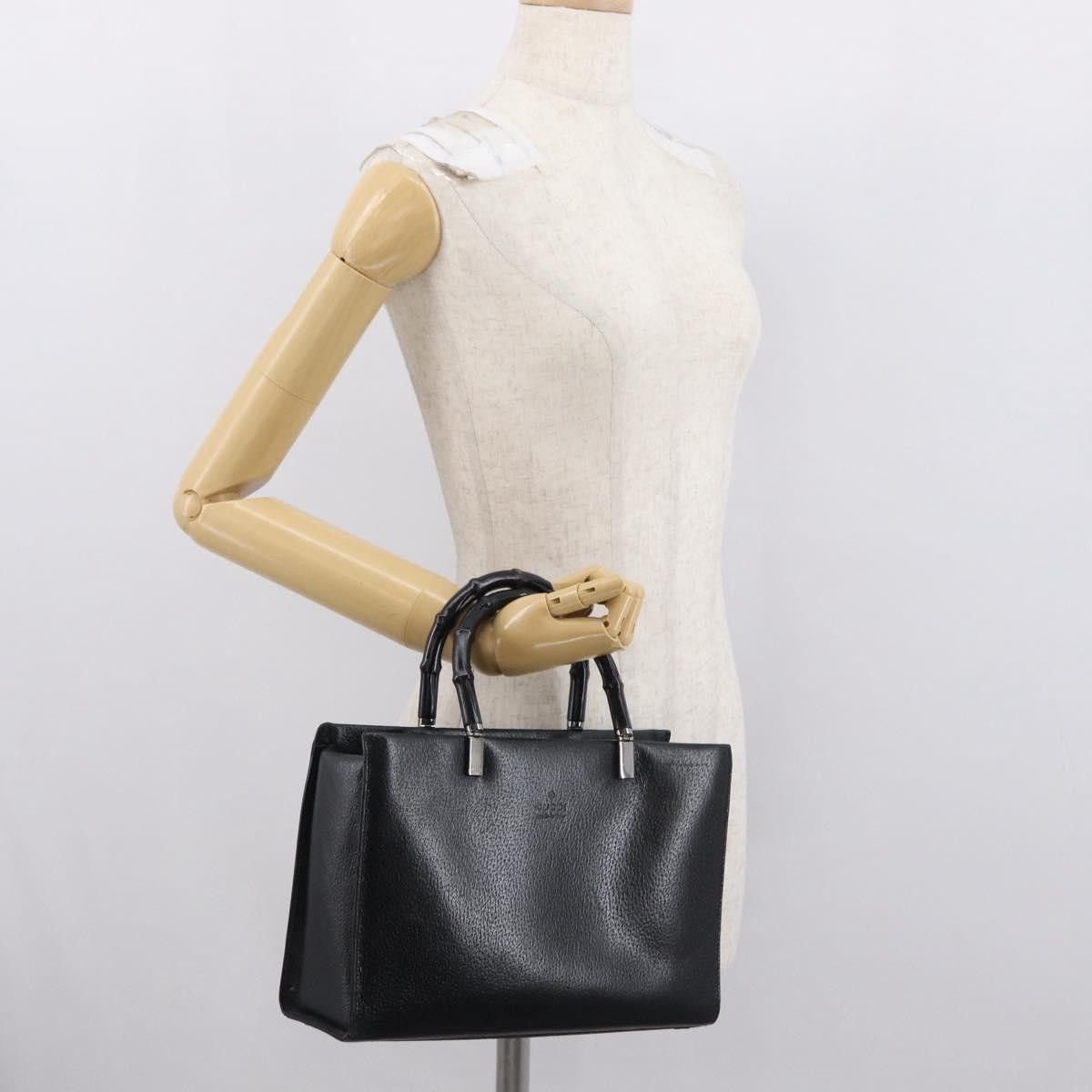 Gucci Gucci Vintage Bamboo Handle Leather Size ONE SIZE - 14 Thumbnail