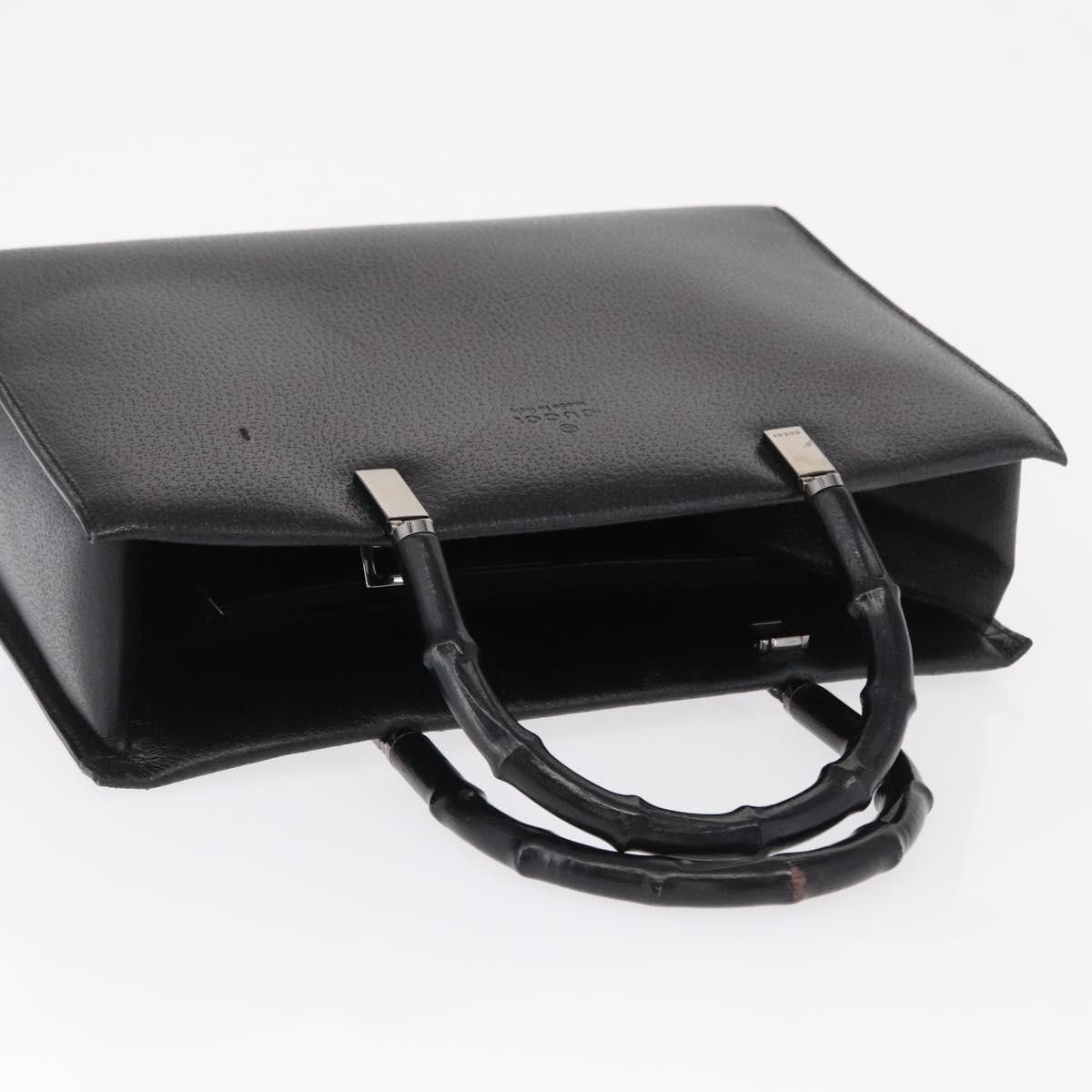 Gucci Gucci Vintage Bamboo Handle Leather Size ONE SIZE - 8 Thumbnail