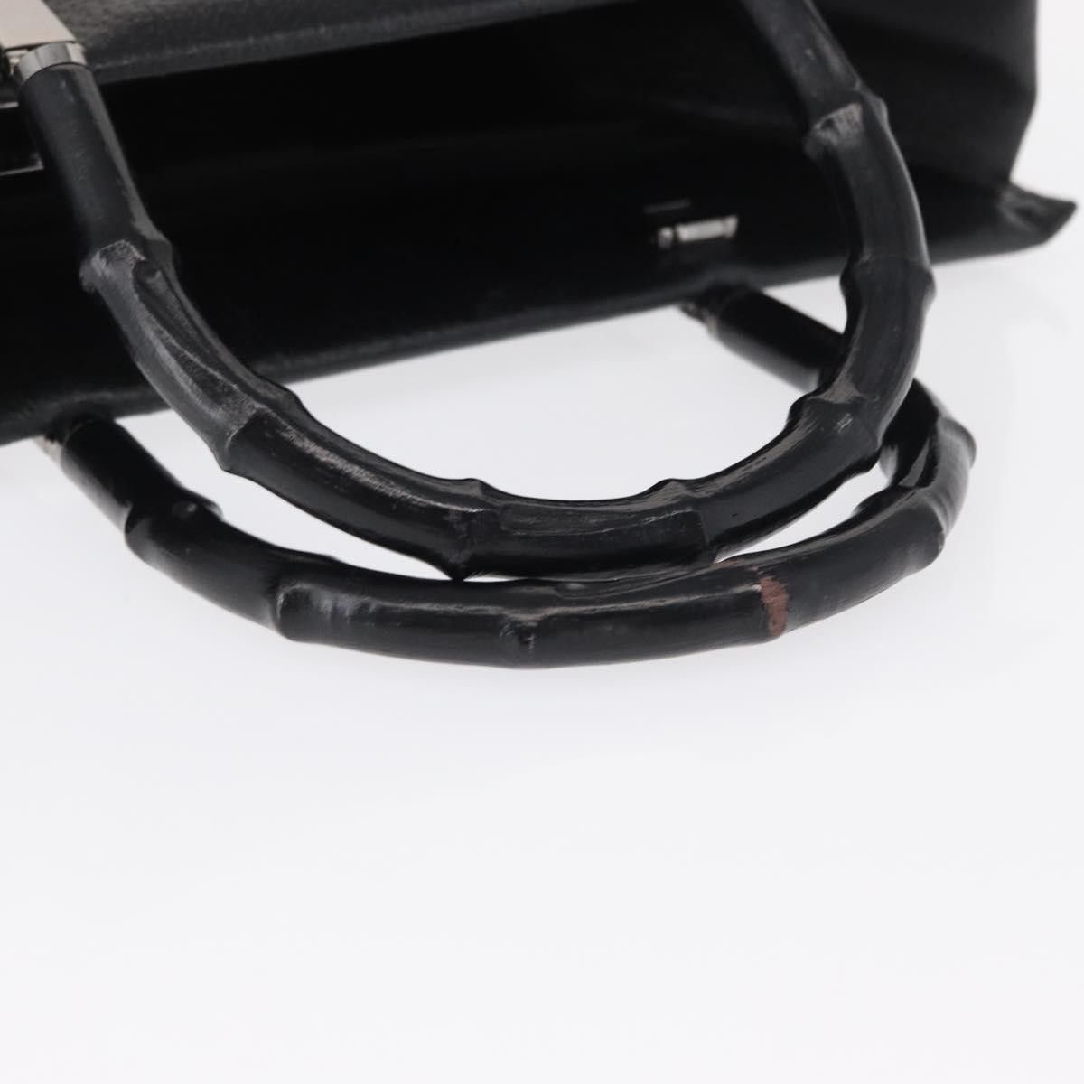 Gucci Gucci Vintage Bamboo Handle Leather Size ONE SIZE - 16 Thumbnail