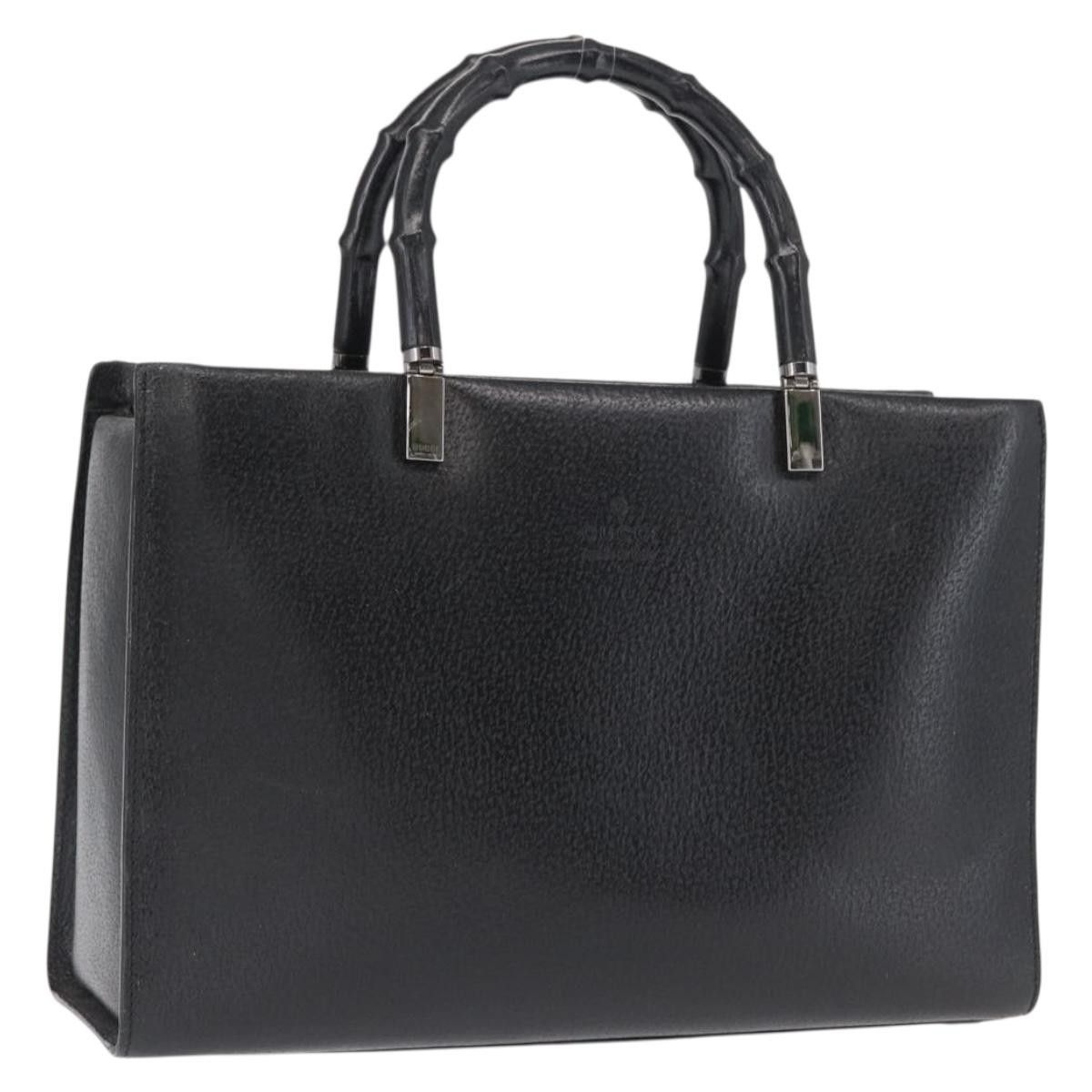 Gucci Gucci Vintage Bamboo Handle Leather Size ONE SIZE - 18 Thumbnail