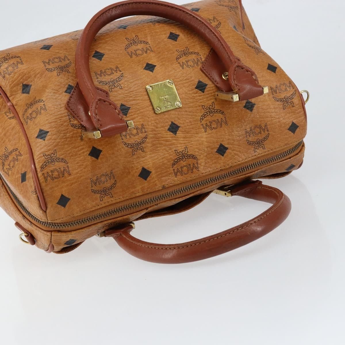 MCM MCM Visetos logogramme Handbag Canvas and Leather Size ONE SIZE - 13 Thumbnail