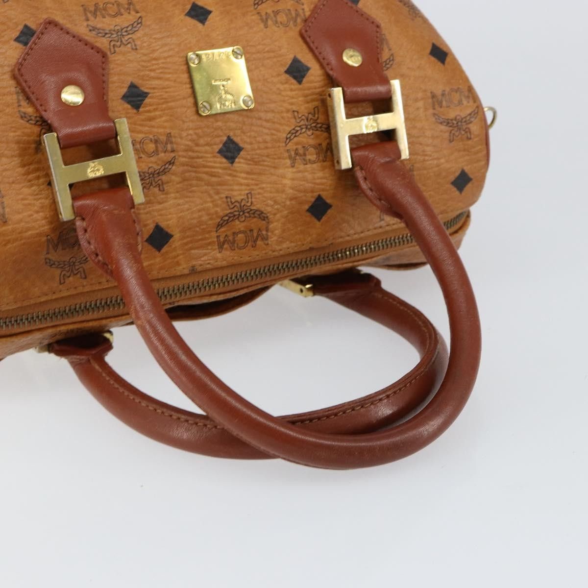 MCM MCM Visetos logogramme Handbag Canvas and Leather Size ONE SIZE - 7 Thumbnail