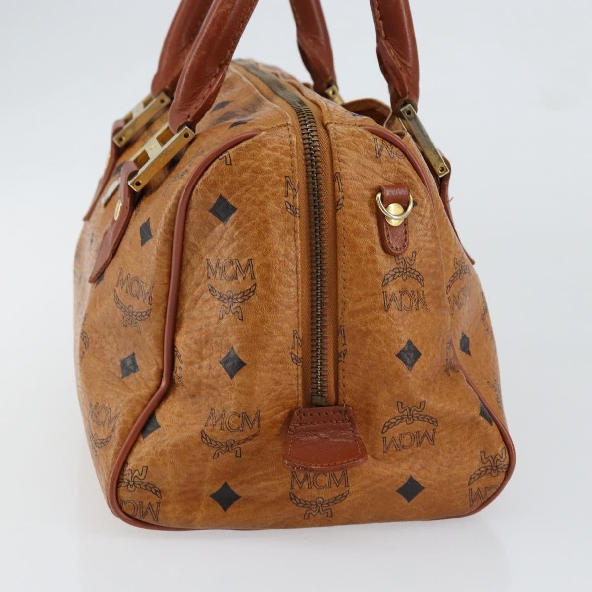 MCM MCM Visetos logogramme Handbag Canvas and Leather Size ONE SIZE - 4 Thumbnail