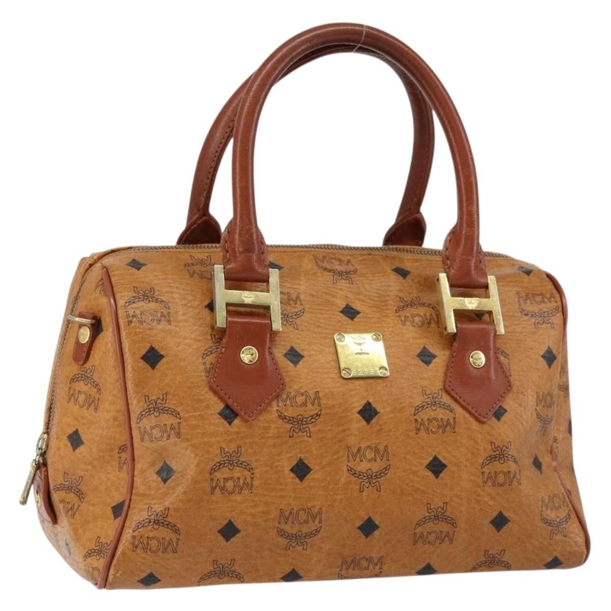 MCM MCM Visetos logogramme Handbag Canvas and Leather Size ONE SIZE - 16 Thumbnail