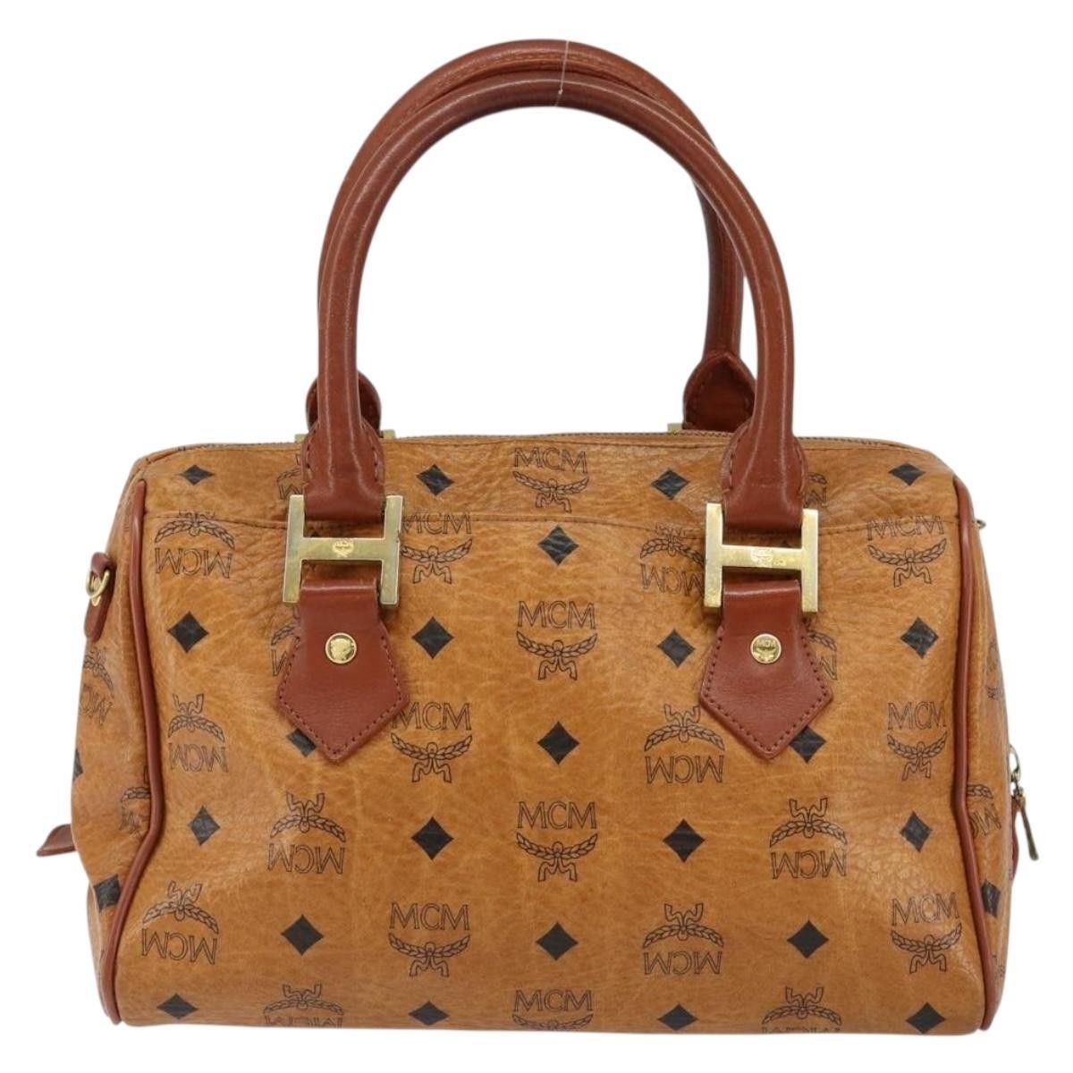 MCM MCM Visetos logogramme Handbag Canvas and Leather Size ONE SIZE - 2 Thumbnail