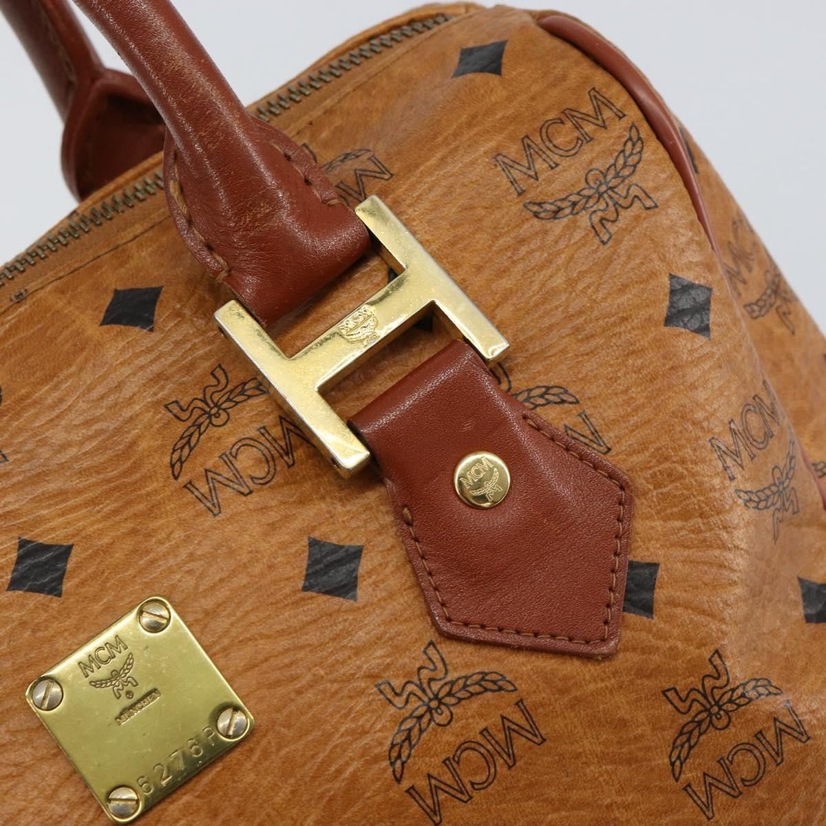 MCM MCM Visetos logogramme Handbag Canvas and Leather Size ONE SIZE - 6 Thumbnail
